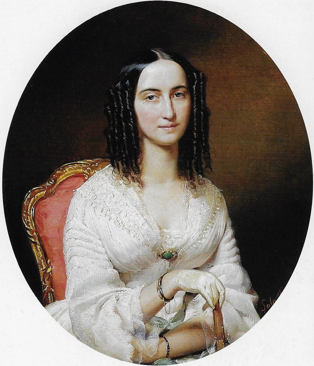 Ritratto di Maria Robecchi, 1844